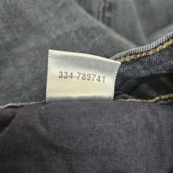 Paige Federal Slim Straight Jeans Mid Rise Wilkins Dark Wash Denim 29 - Picture 9 of 10